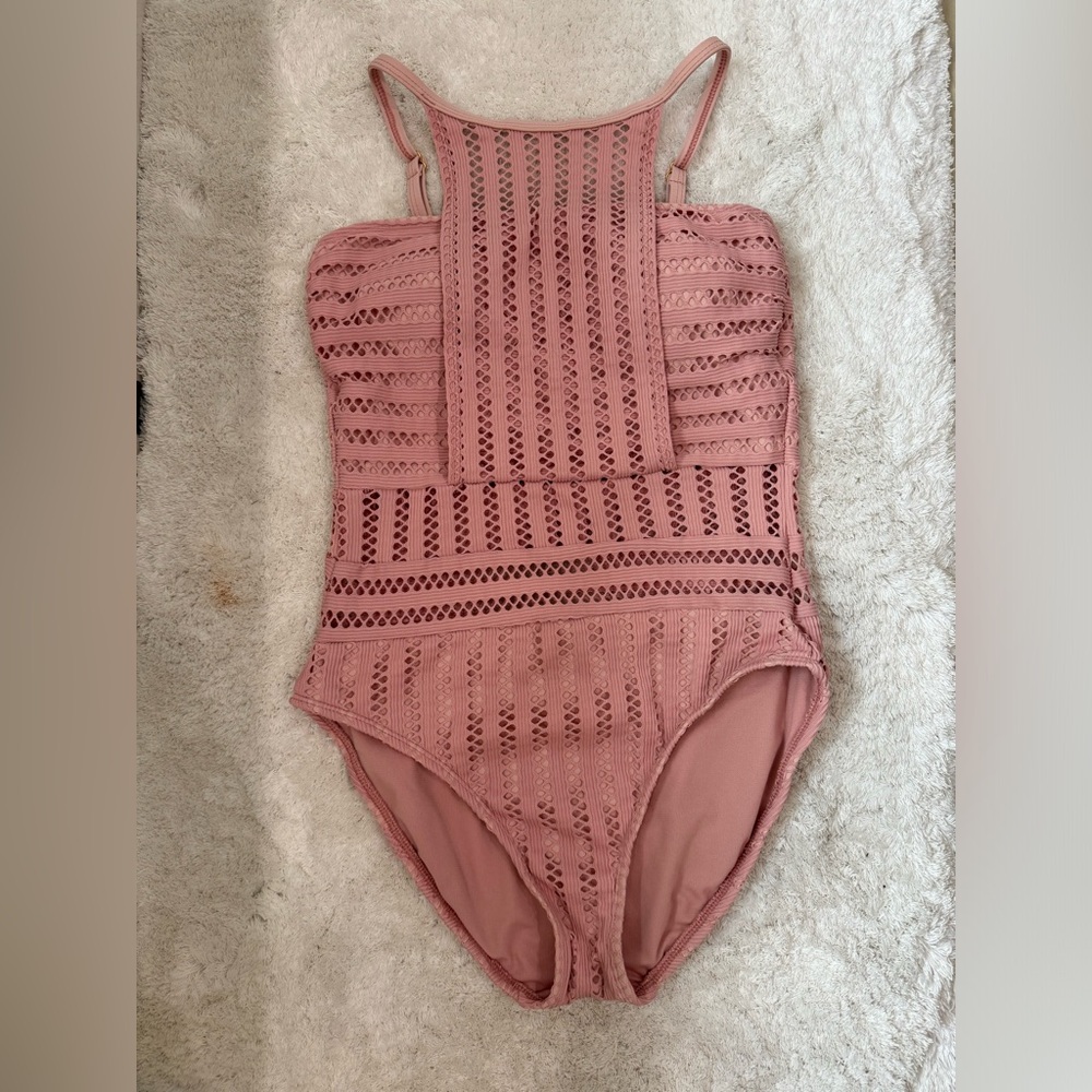 Kennth Cole - High Neck Swimsuit - Medium